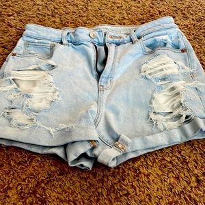 American Eagle Destroyed Shorts